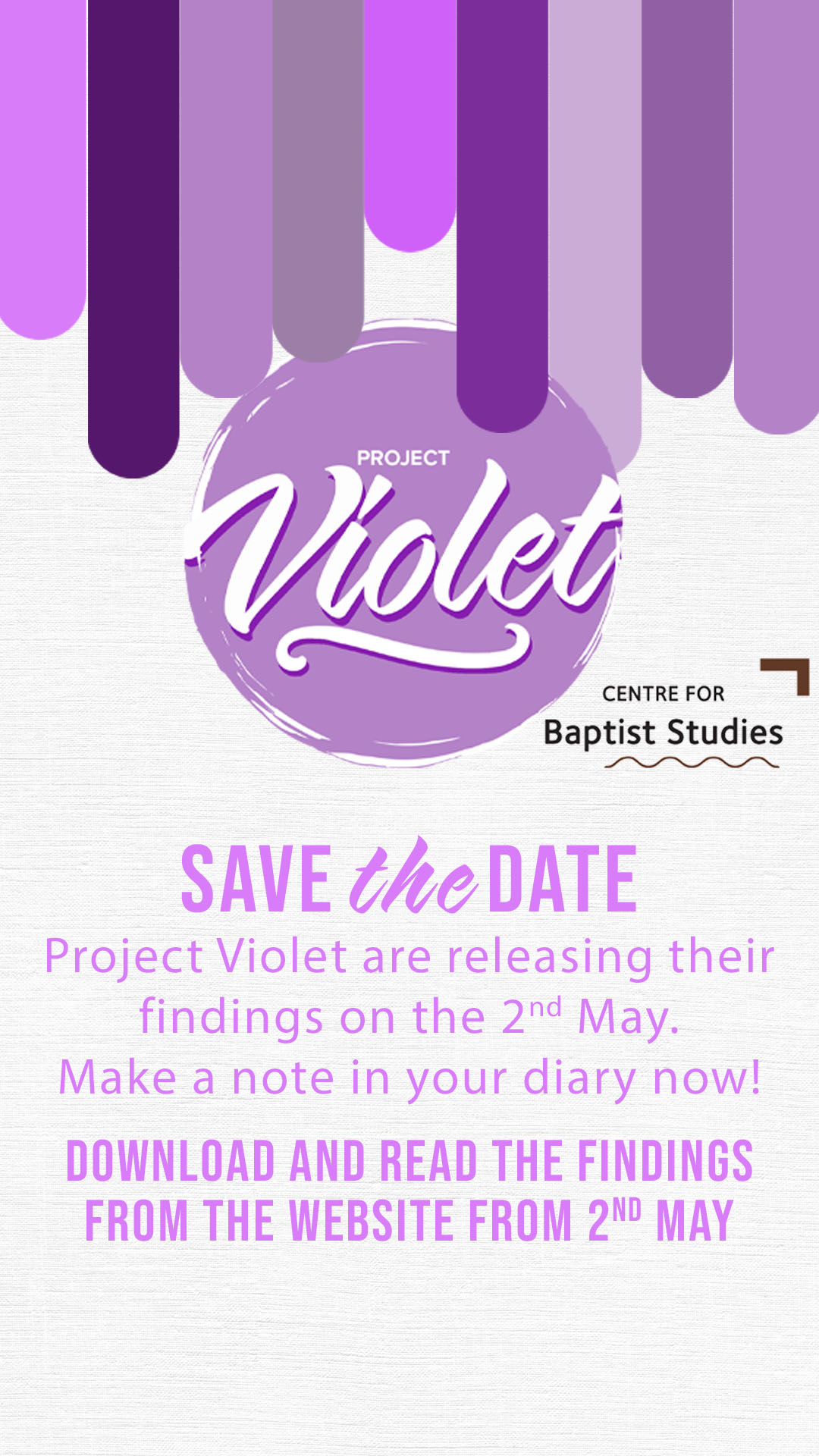 Project Violet Save the Date