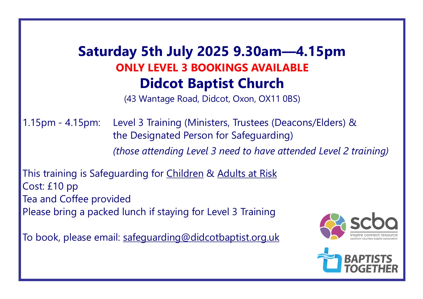Didcot Safeguarding Training J