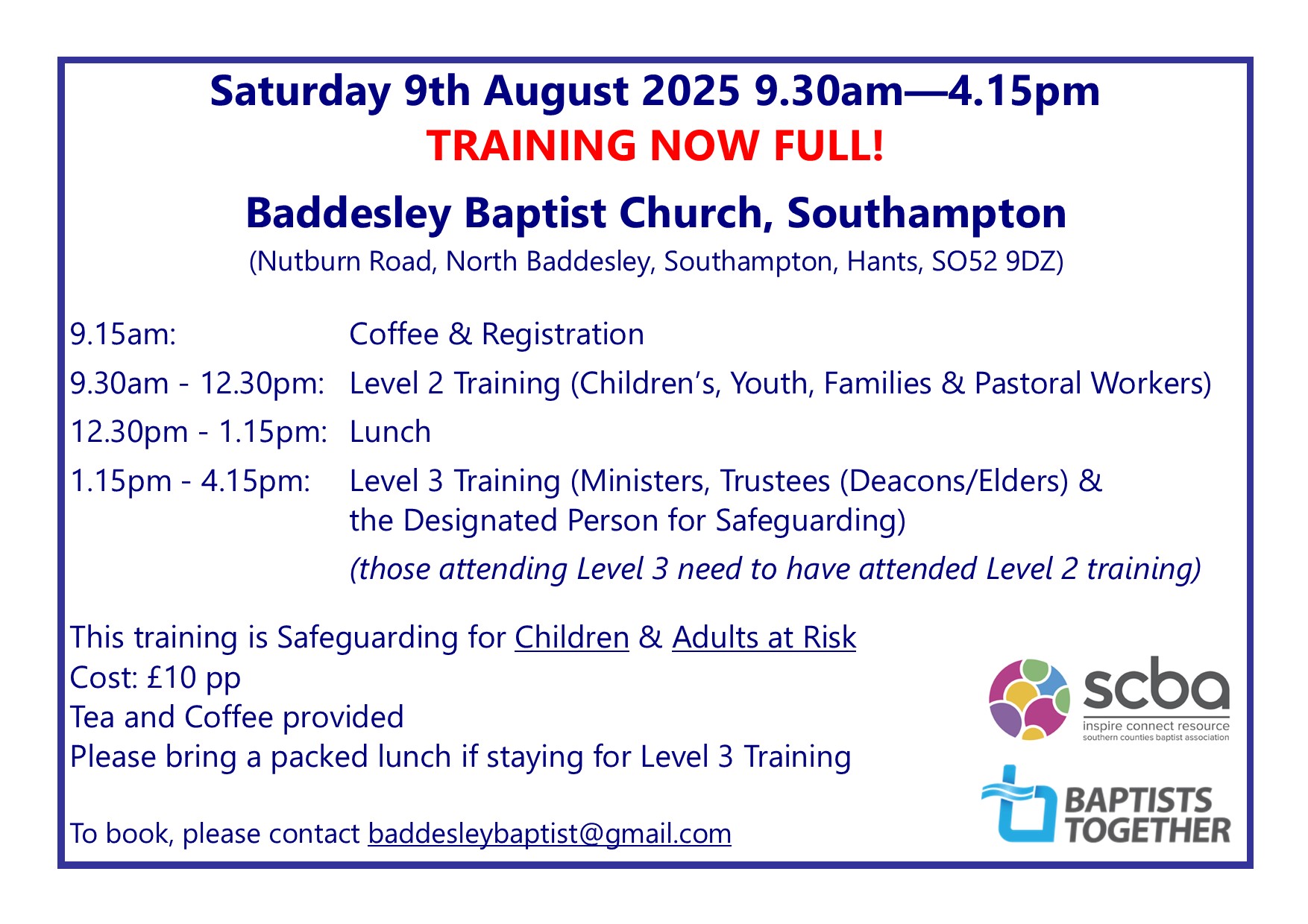 Baddesley Safeguarding Trainin
