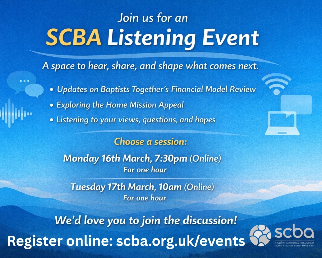 SCBA Listening Event