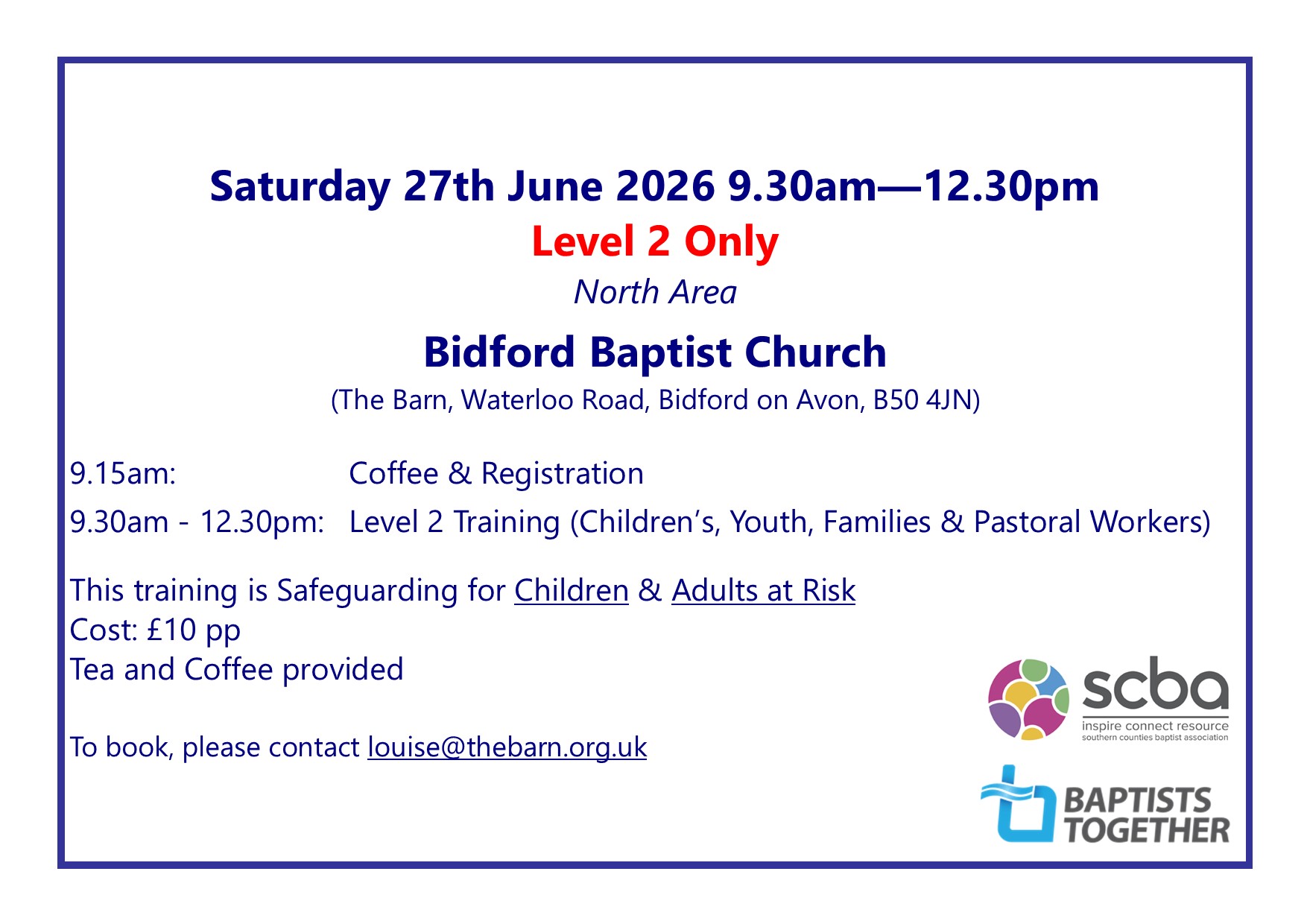 Bidford Safeguarding Training 